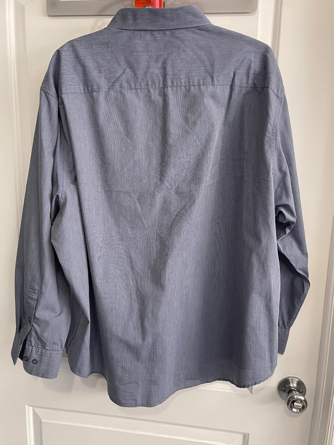 Alfani Men's Long Sleeve Button-Down Shirt - Blue, XXL - photo 3