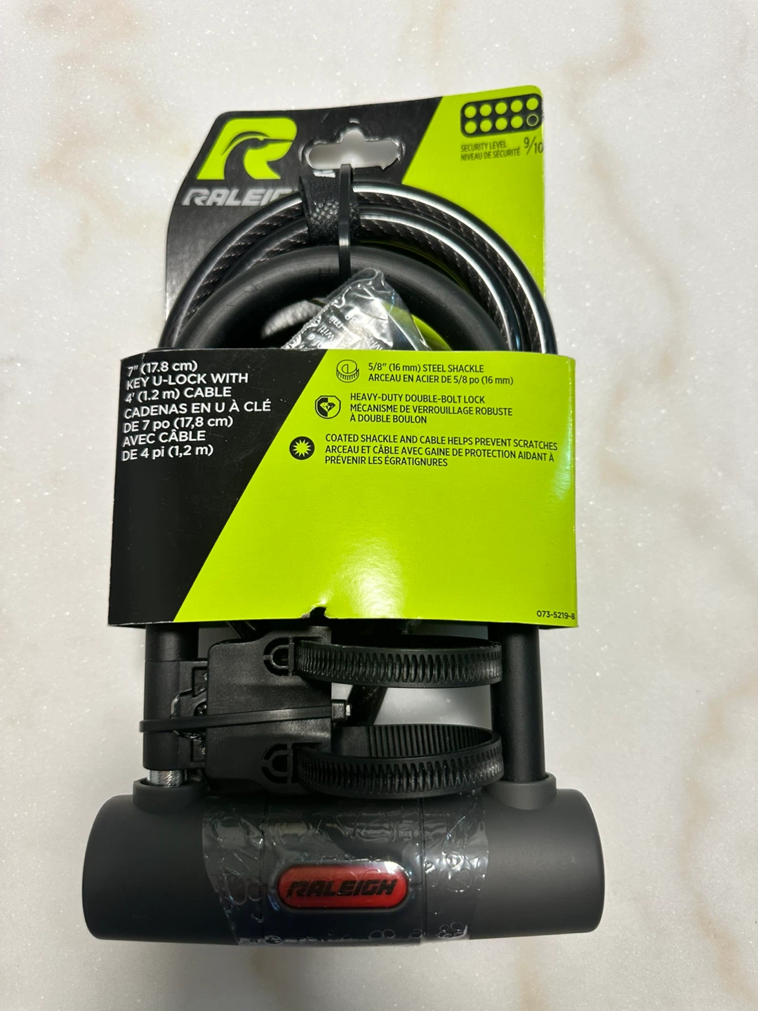 Raleigh 7" Key Lock with 4' Cable - photo 2