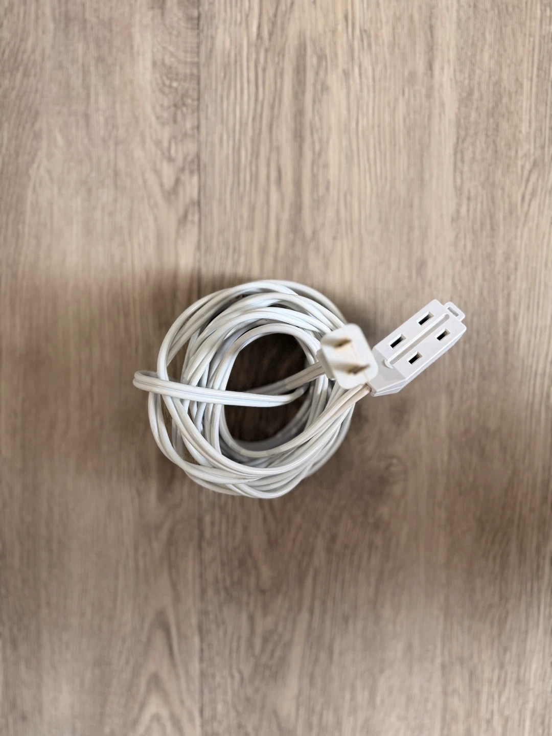 White Extension Cord with 3 Outlets