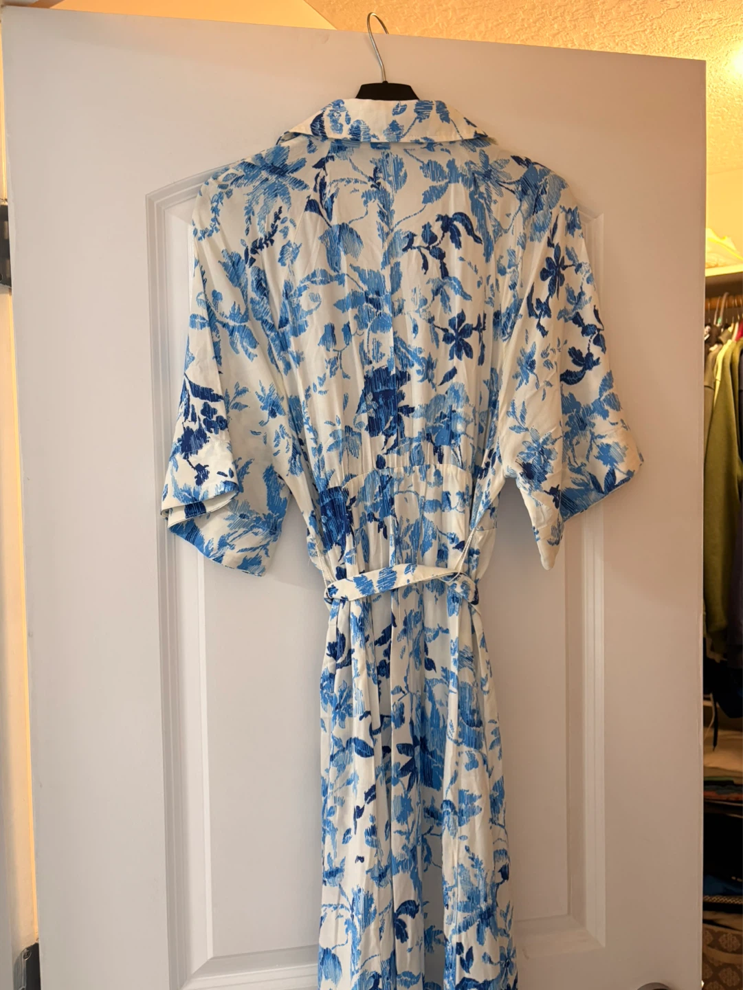 H&M Mama Maternity Dress Size M Blue Floral - photo 5