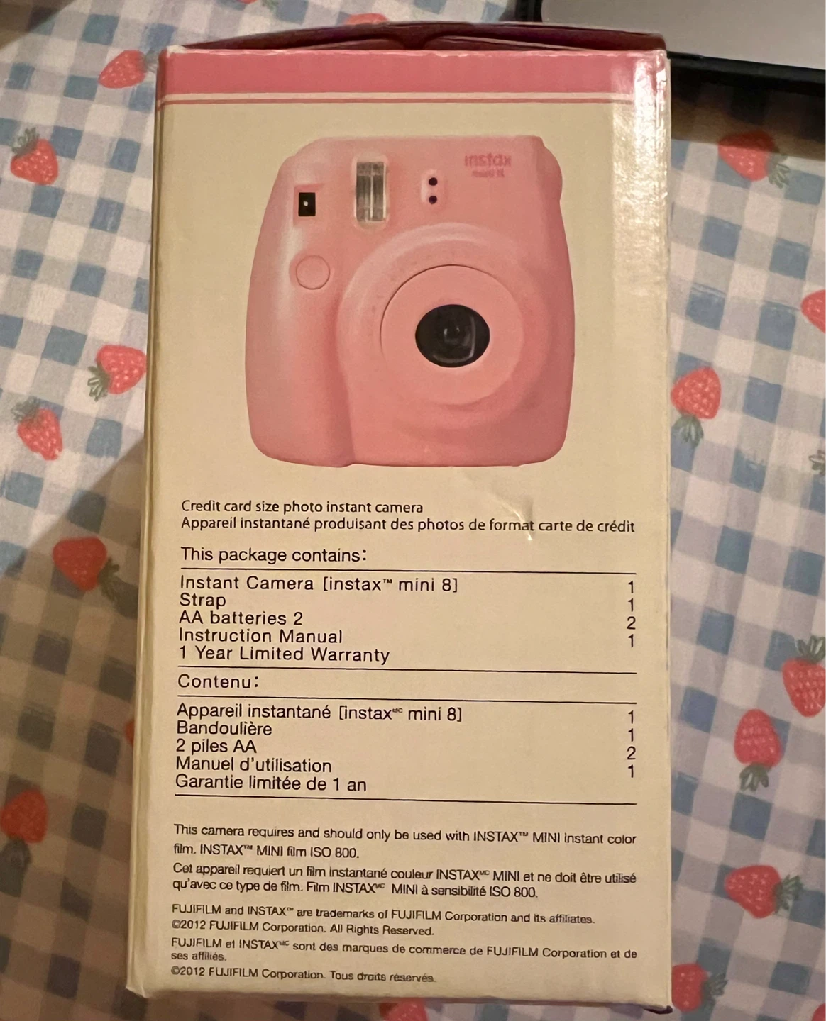 Fujifilm Instax Mini 8 Instant Camera - Pink - photo 2