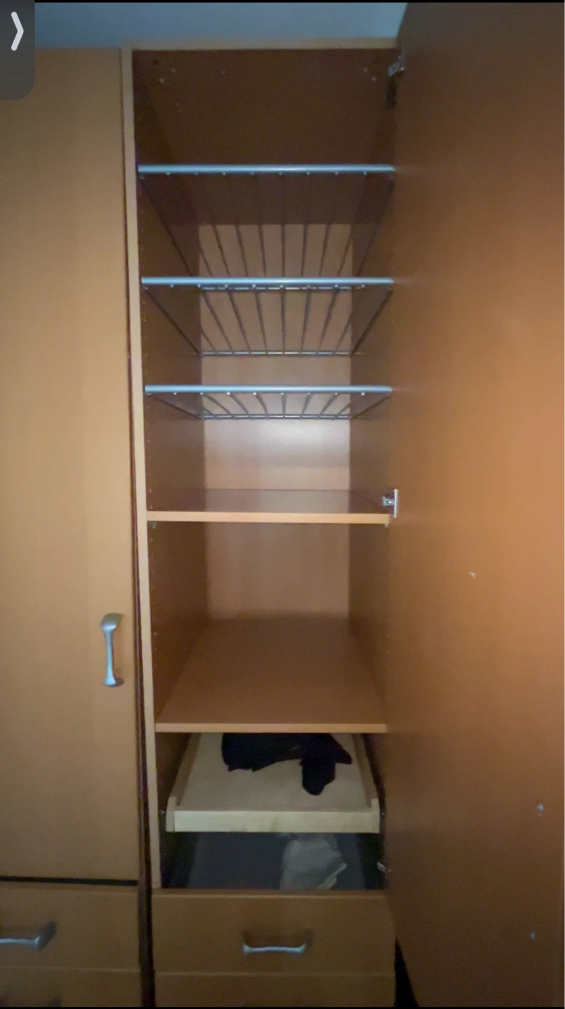 Two-door wardrobe with drawers - photo 2