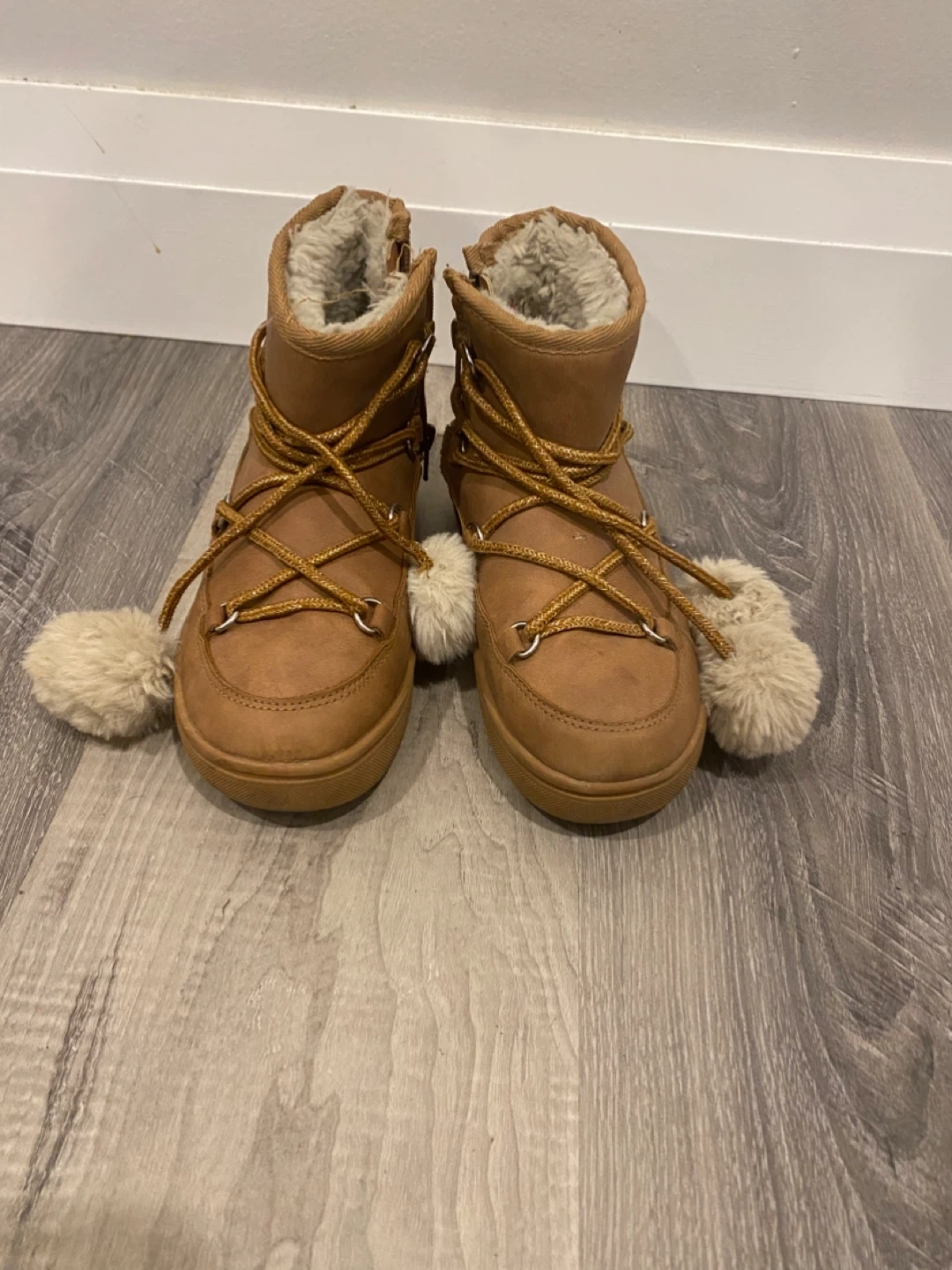 Justice shoes with Pom poms