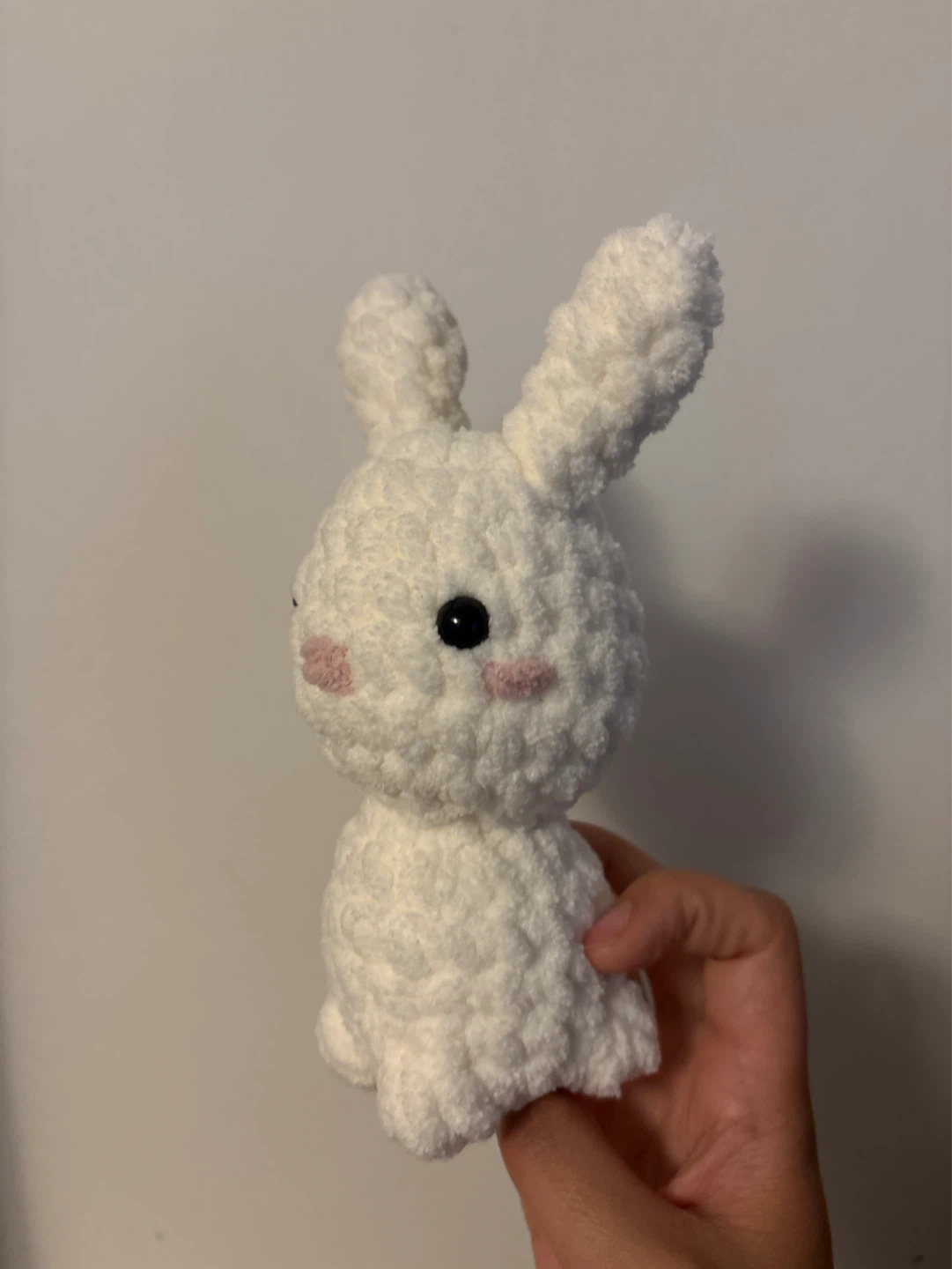 Handmade Crochet White Bunny - photo 2
