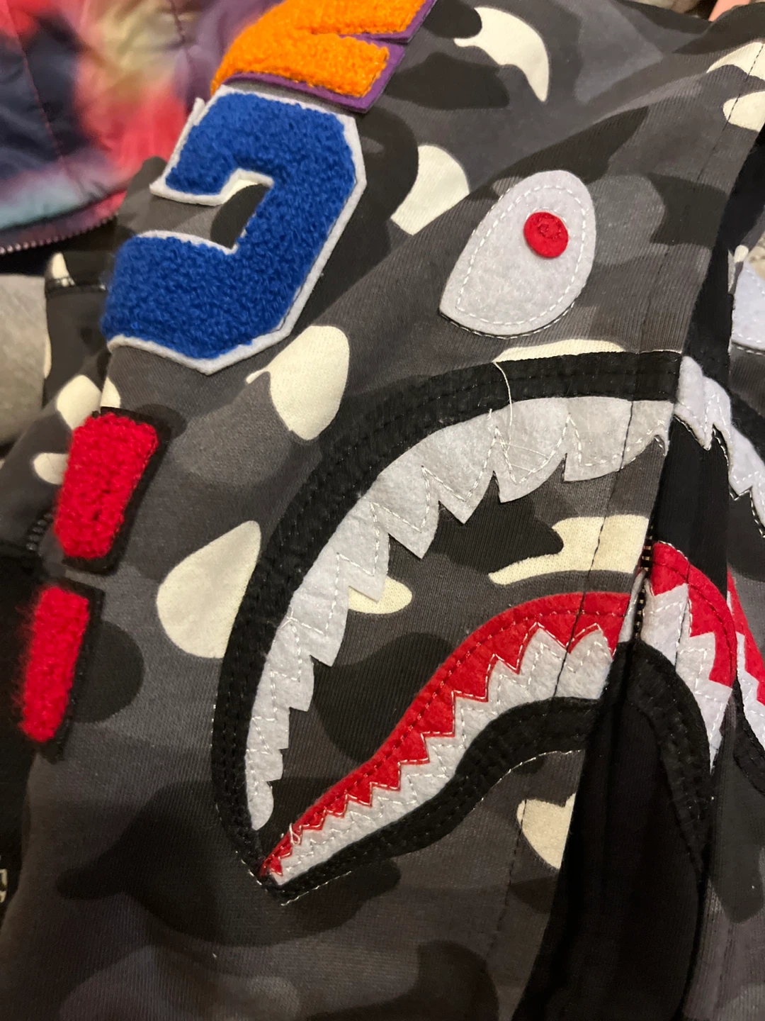 BAPE Shark Camo Full Zip Hoodie - photo 4