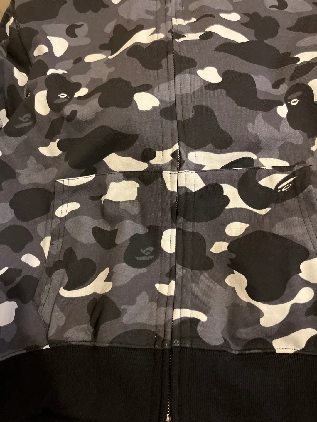 BAPE Shark Camo Full Zip Hoodie - photo 3
