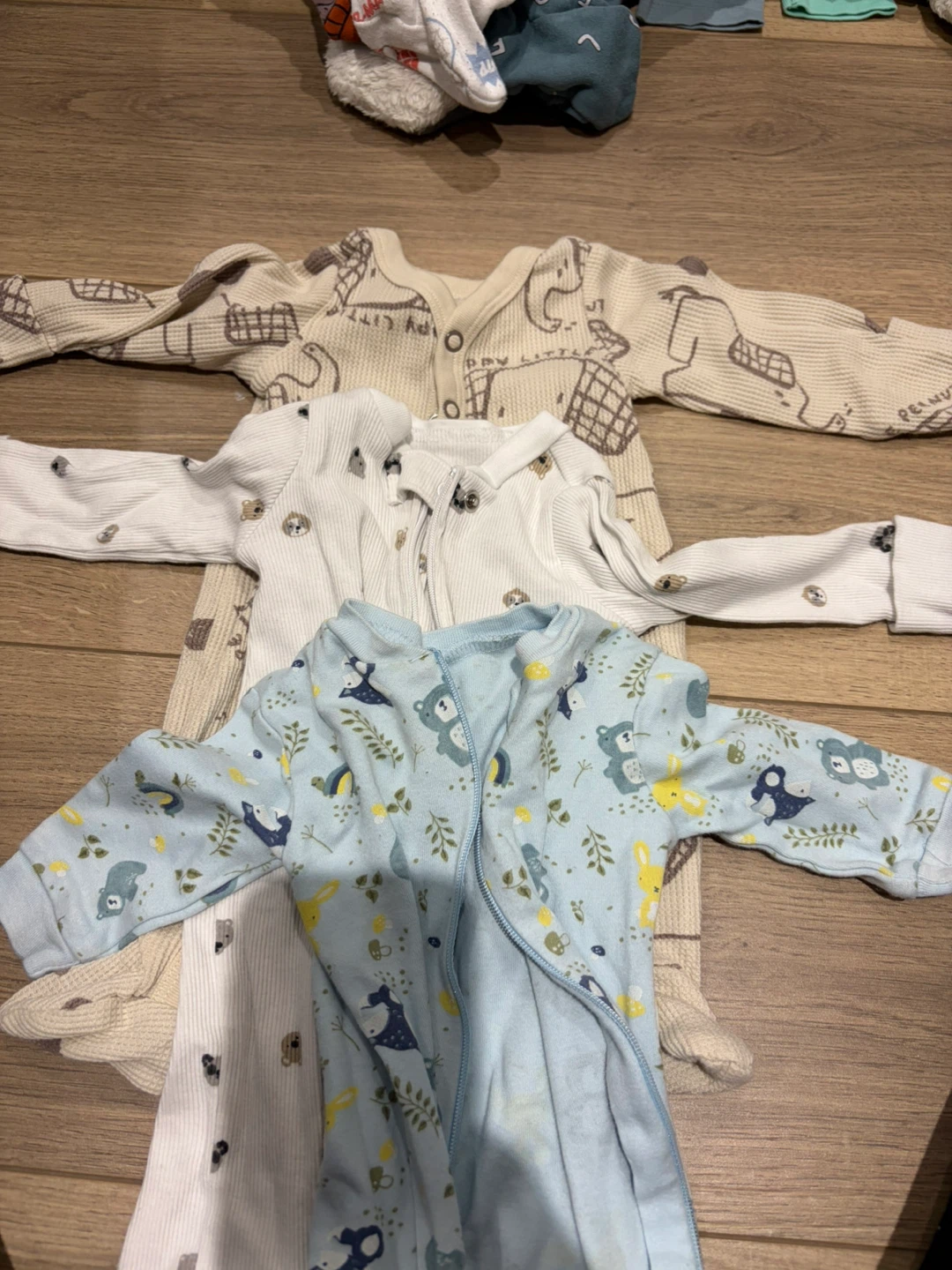 Newborn Bundle of Baby Sleepers and Onesies - photo 2