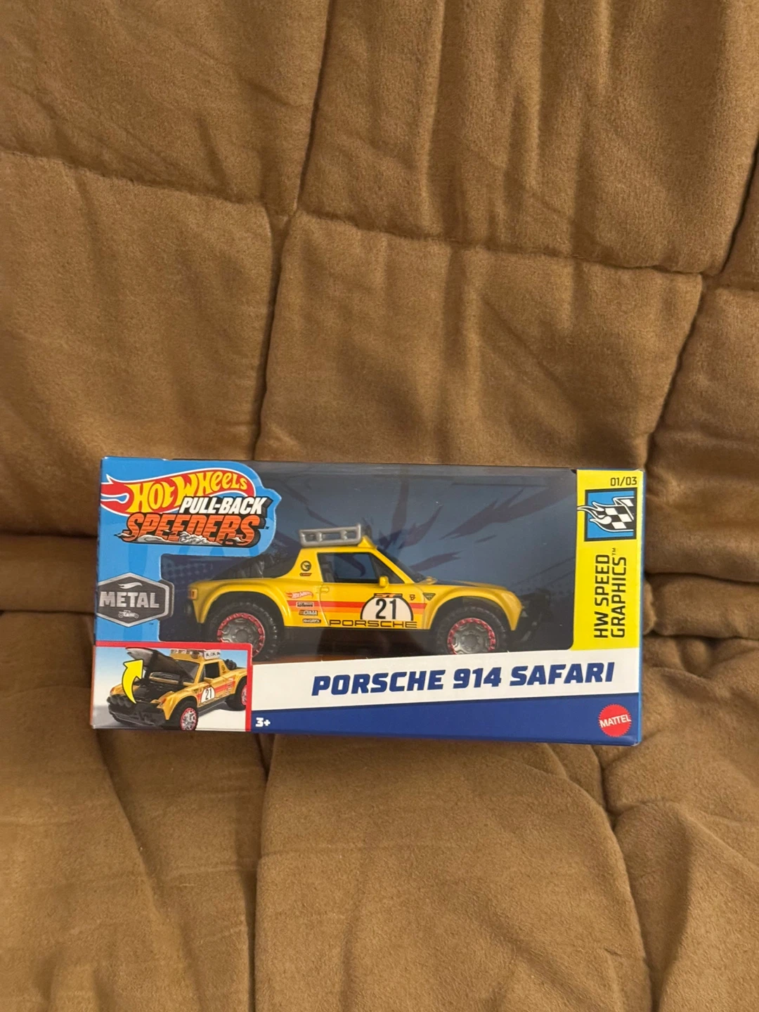 Hot Wheels Pull-Back Speeders Porsche 914 Safari - photo 3