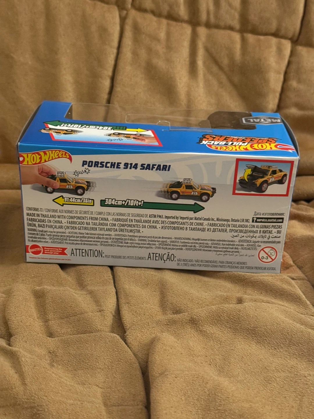 Hot Wheels Pull-Back Speeders Porsche 914 Safari - photo 2