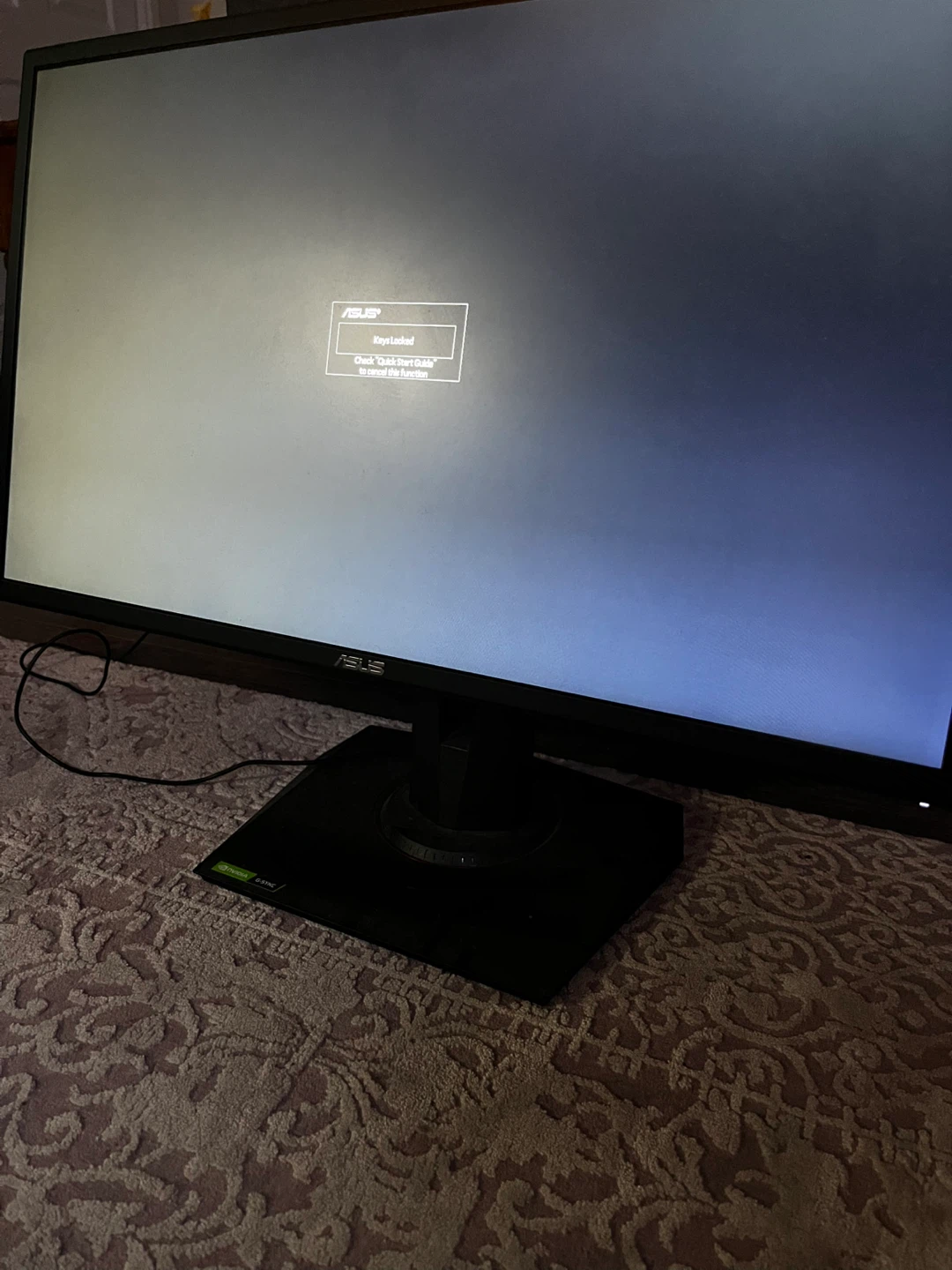 ASUS 24” 144hz Gaming Monitor (read desc) - photo 3