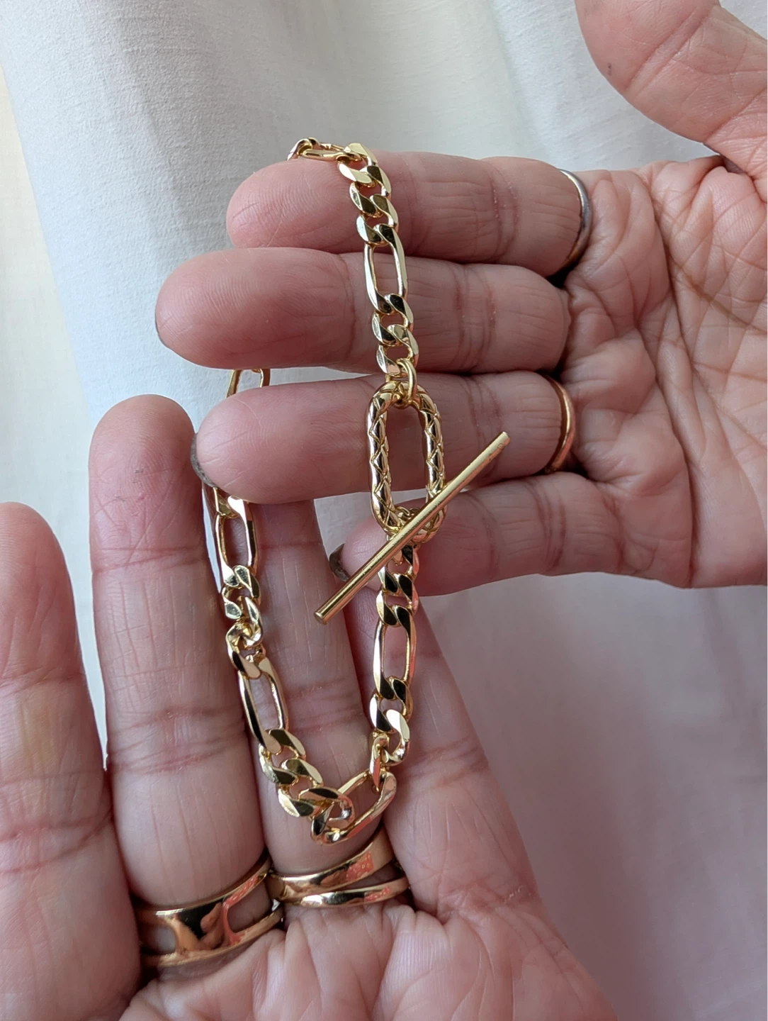 Xp 14k gold laminated Chain Bracelet