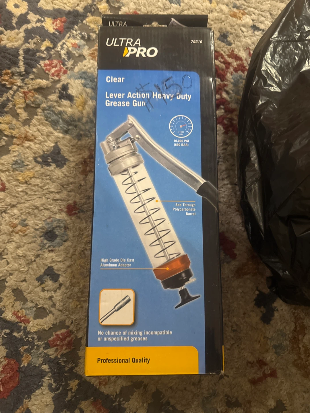Ultra Pro Clear Lever Action Heavy Duty Grease Gun - photo 3