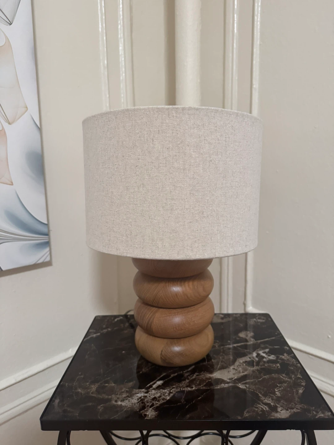 Artesanos Sandia Table Lamp - Natural Wood