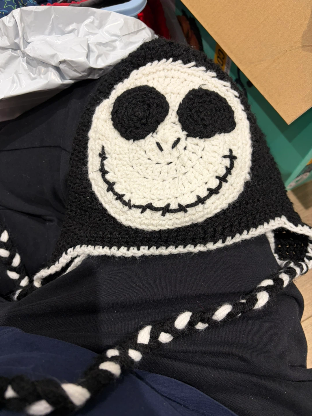Women’s Crocheted Jack Skellington Hat