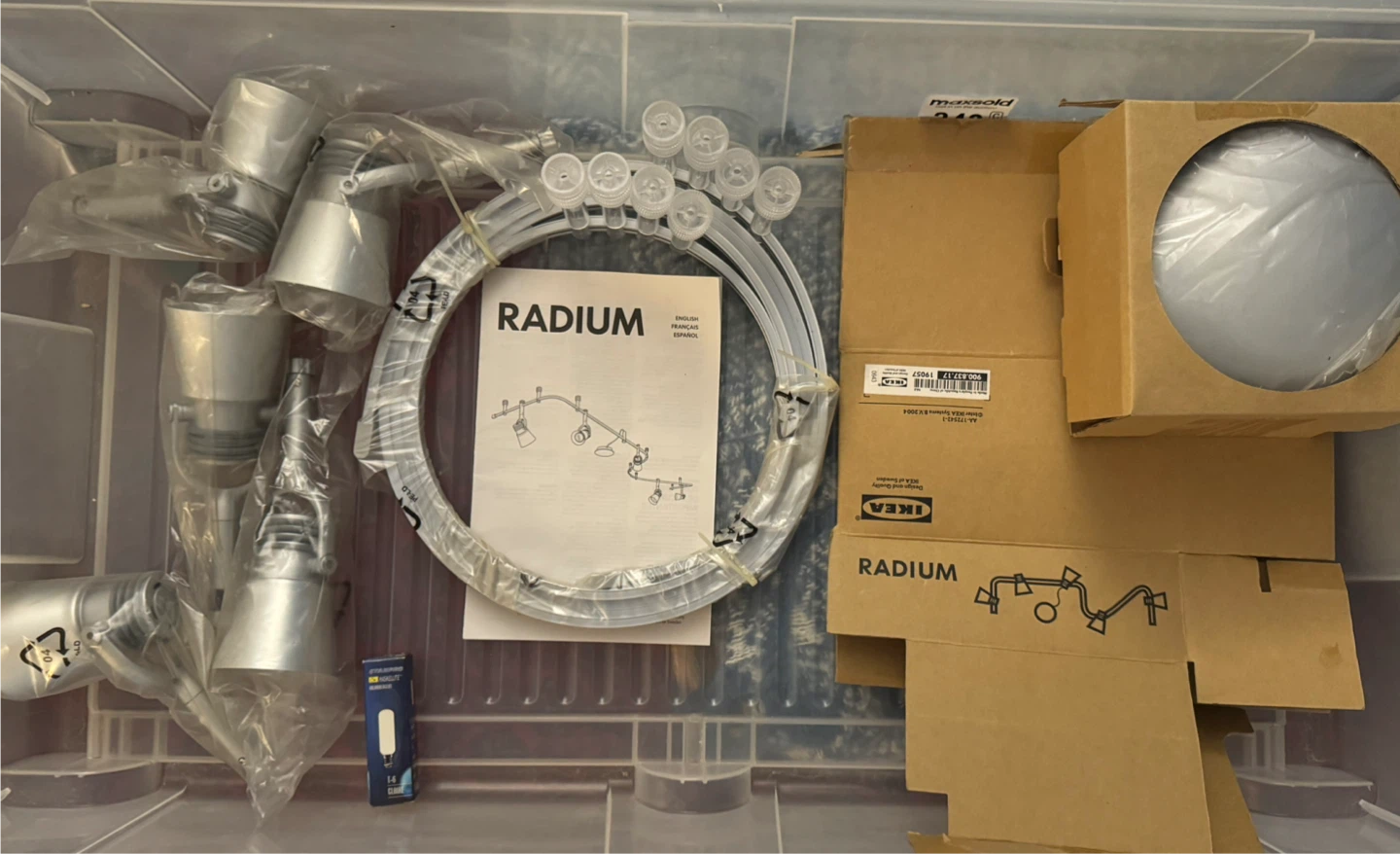IKEA RADIUM Track Lighting Kit