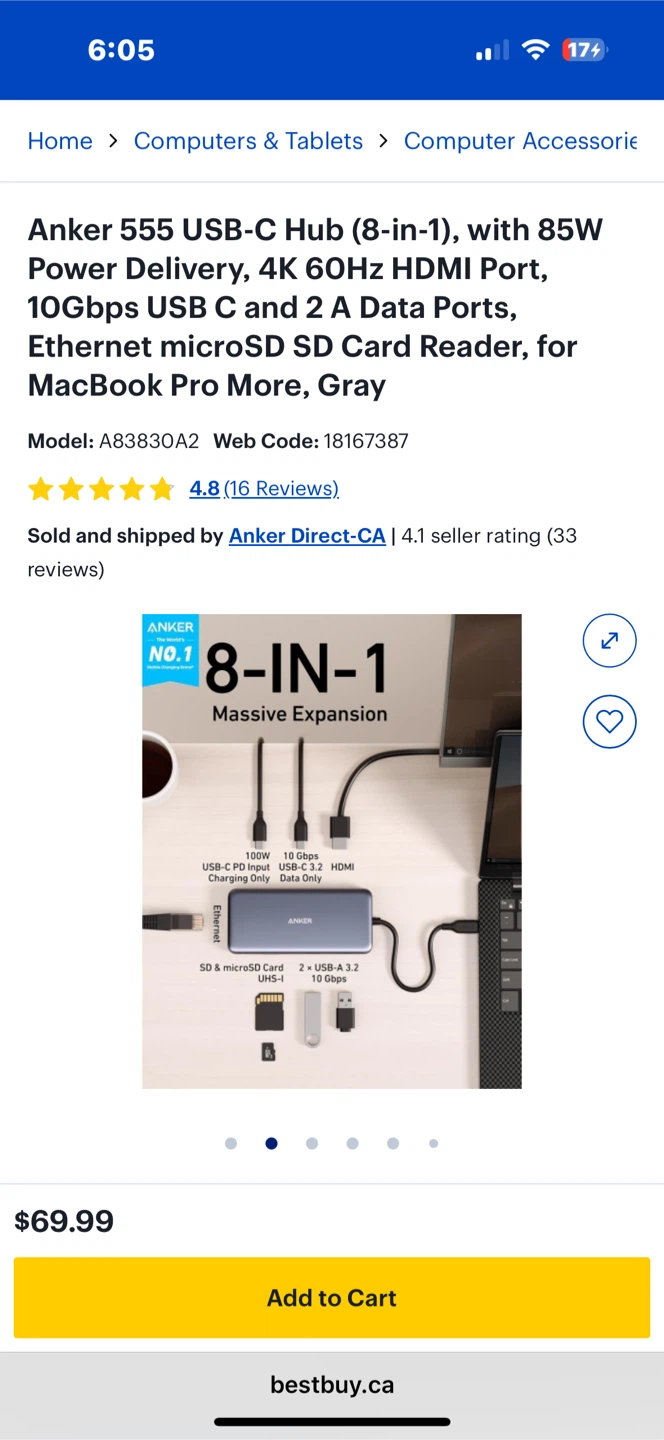 Anker PowerExpand 8-in-1 USB-C PD Media Hub - photo 2