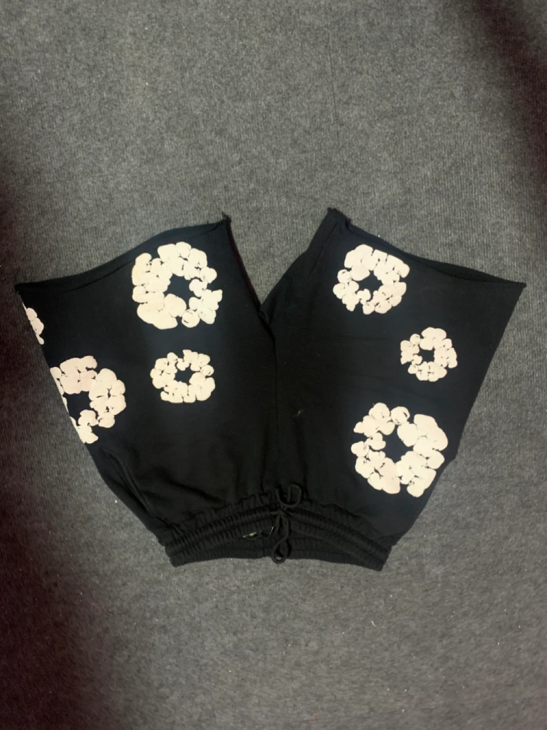 Denim Tears Black Hoodie and Shorts Set - photo 5