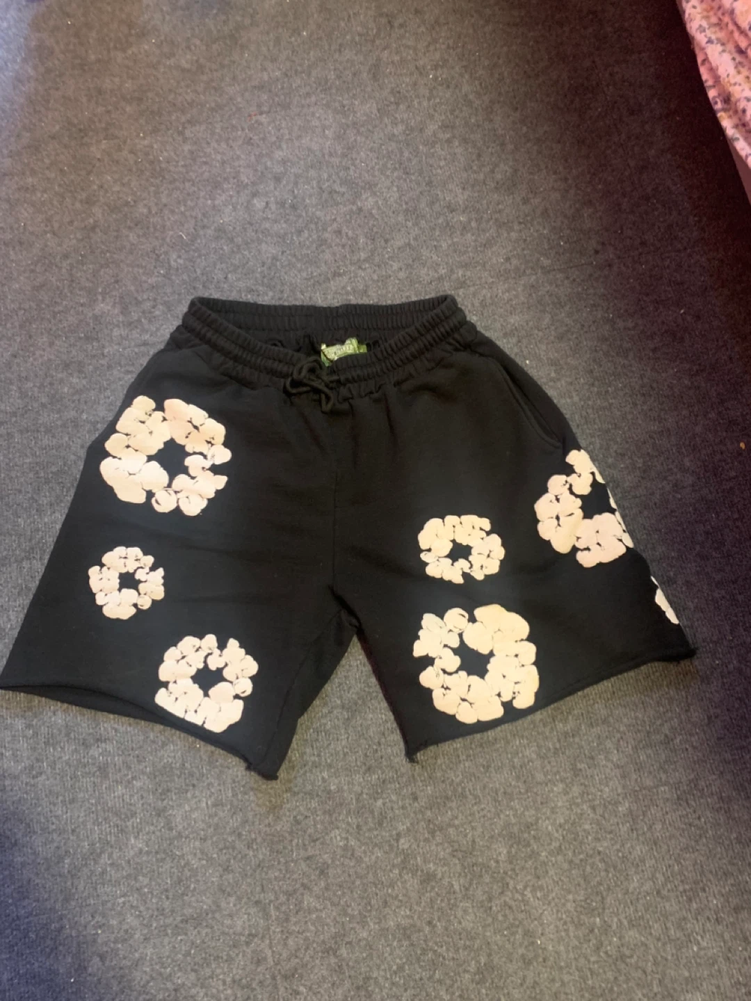 Denim Tears Black Hoodie and Shorts Set - photo 4