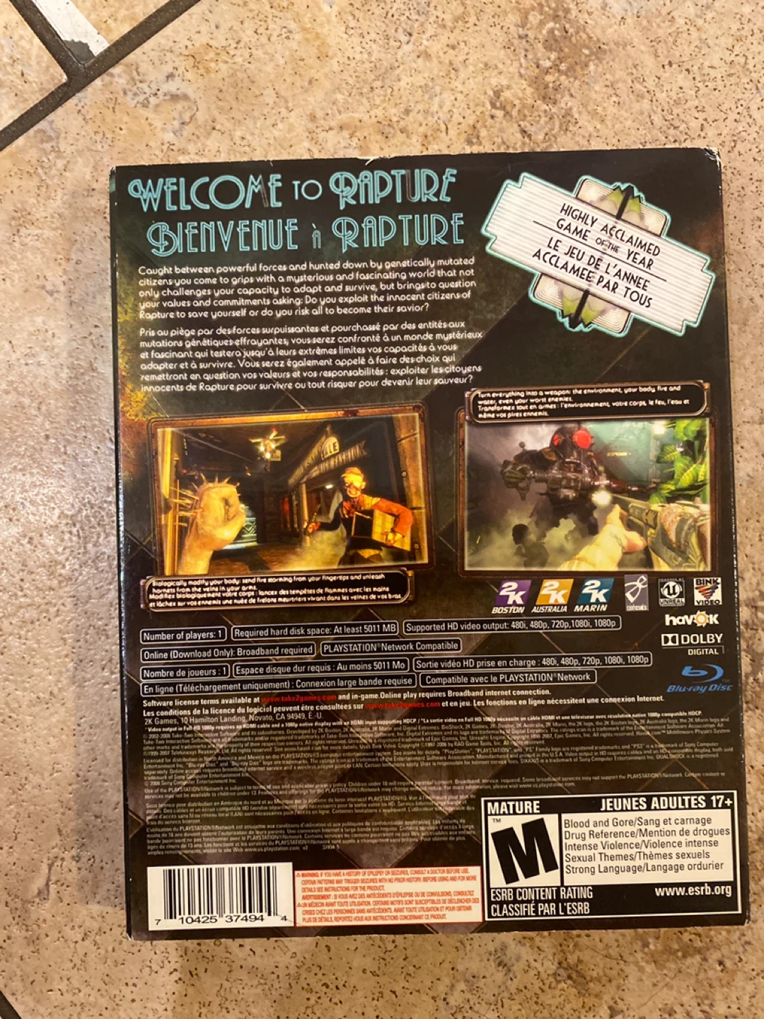 Bioshock - PlayStation 3 Game - photo 4