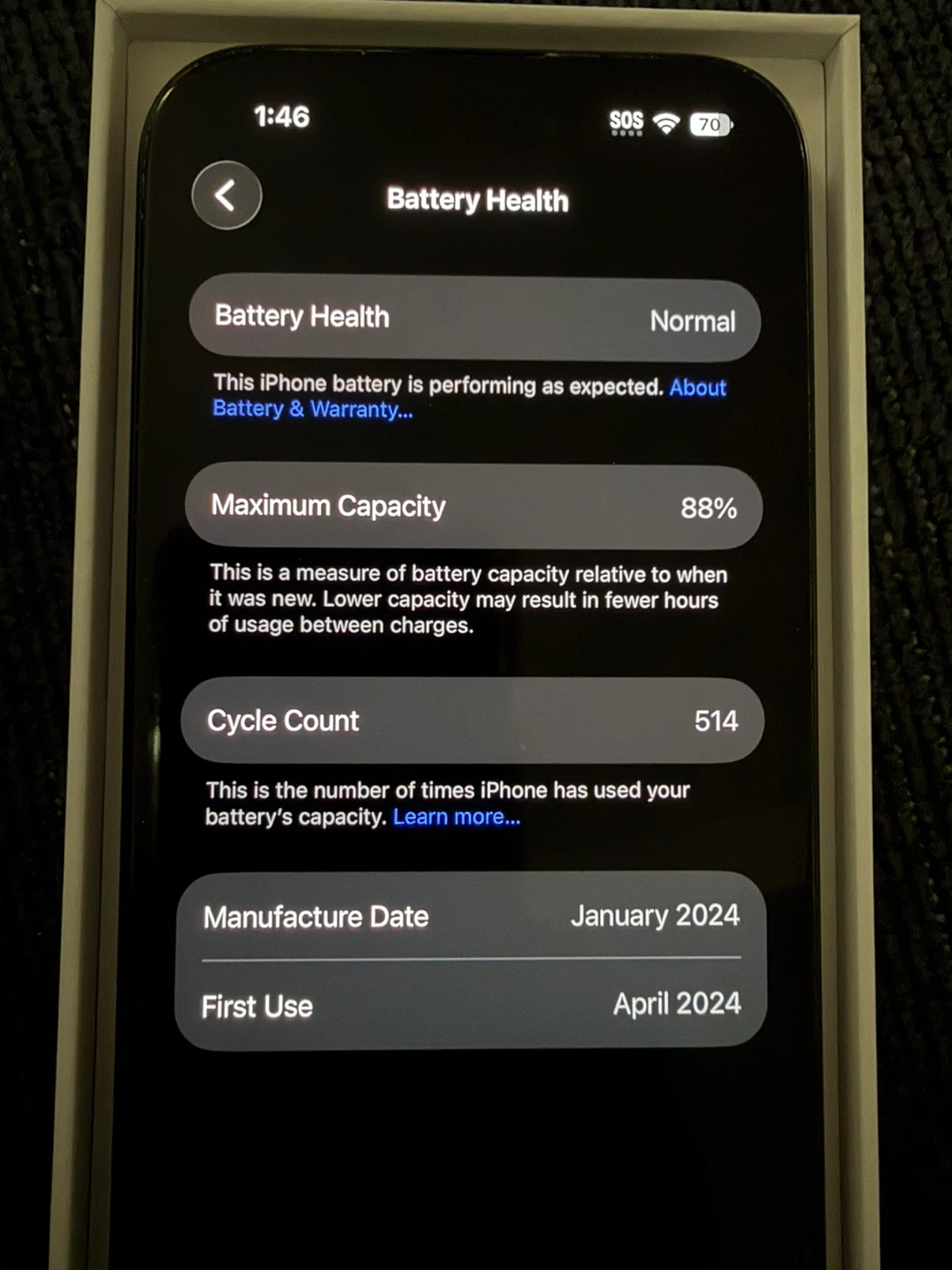 2 Apple iPhone 15 - Black 128gb - photo 5