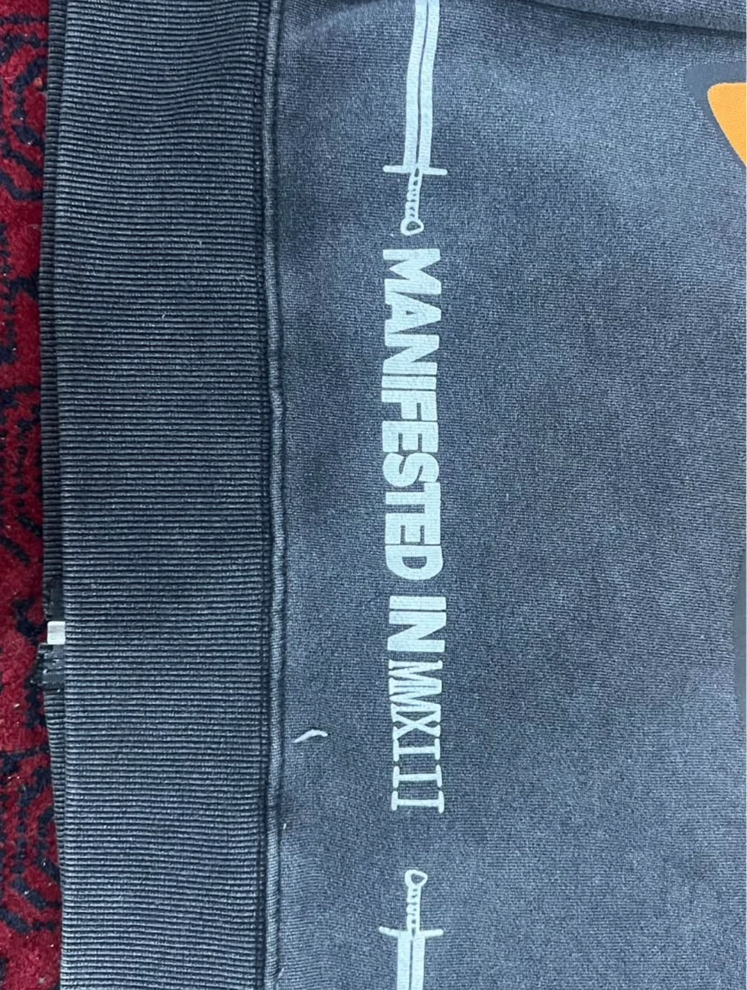 Godspeed Hoodie Statue of Liberty Graphic Zipper Size M - photo 3