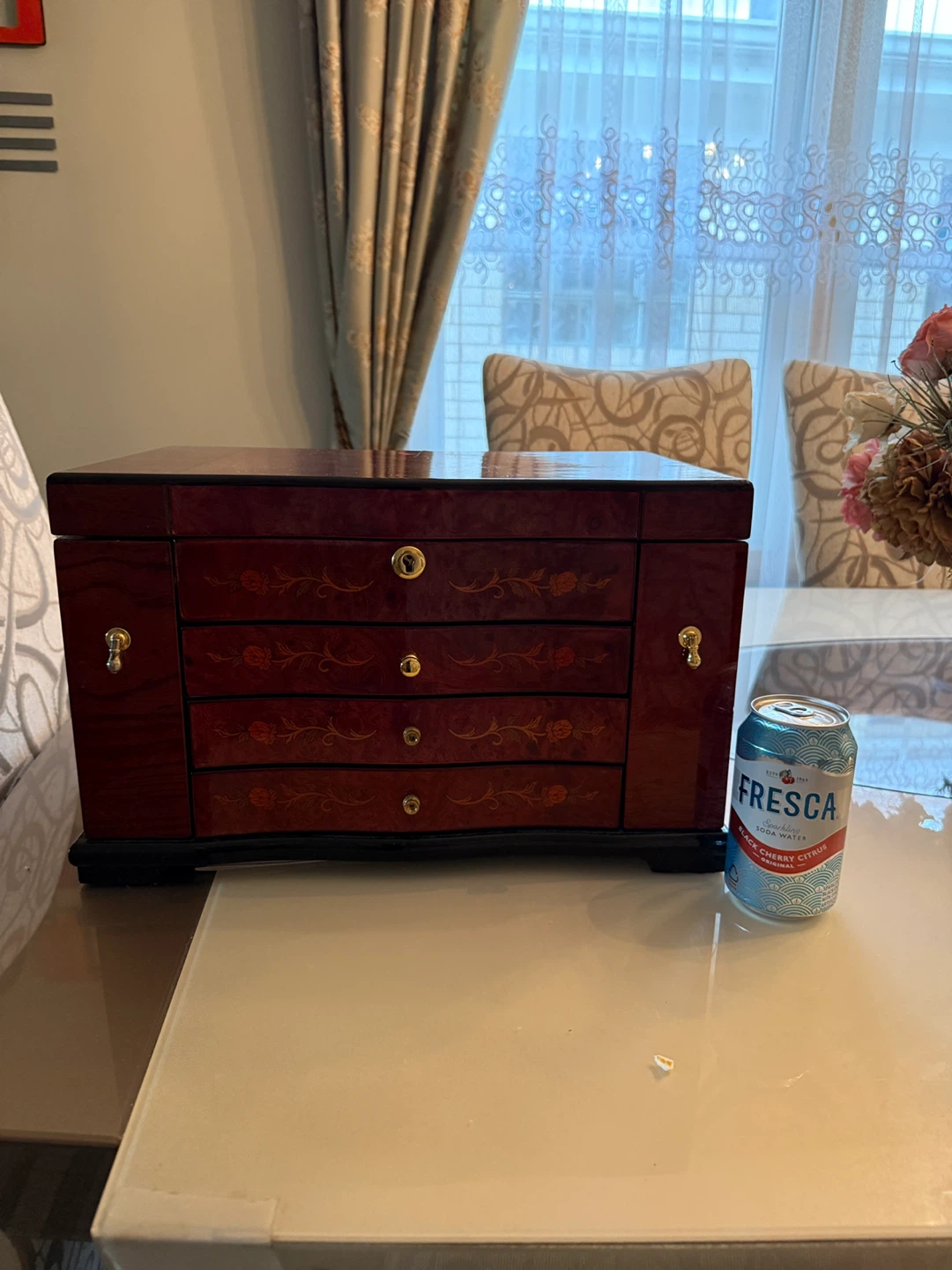 Jewelry Box with Mirror and Drawers - photo 2