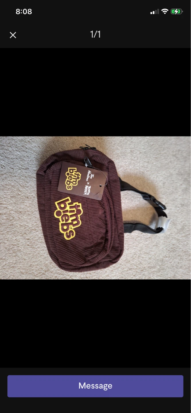 Tim Hortons Fanny Pack tim biebs Justin Bieber