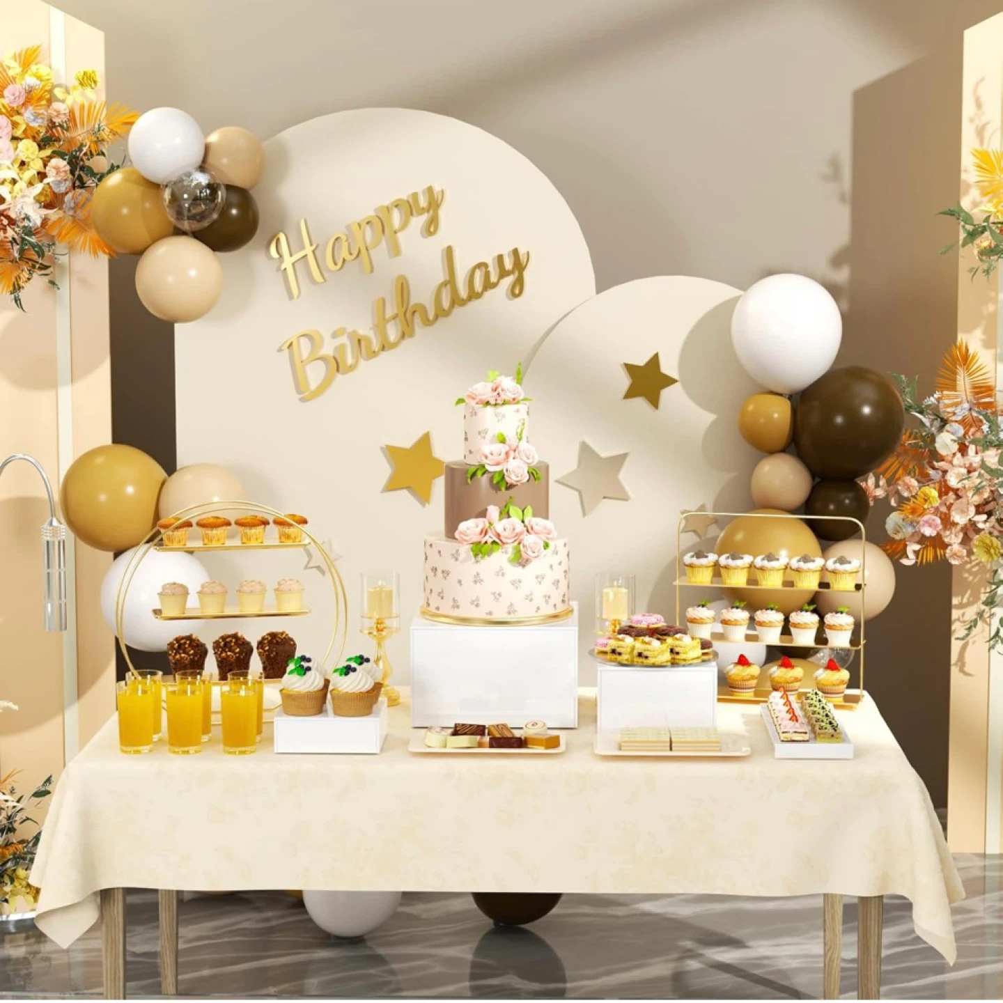 8"x9"x10", Buffet Risers, Food Display Stands for Party, 3PCS Ac - photo 2