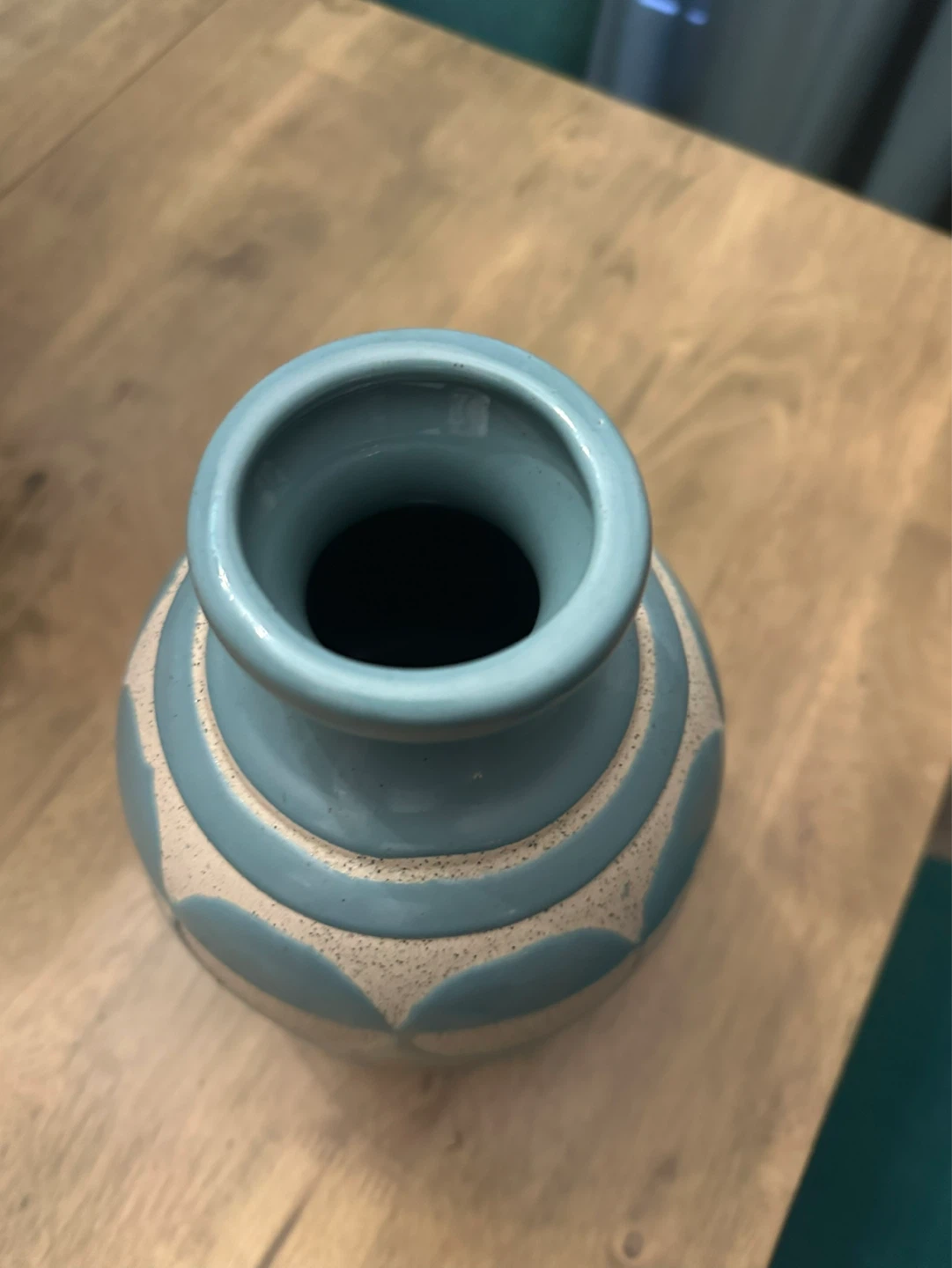 Homesense Blue Ceramic Decorative Vase - photo 4