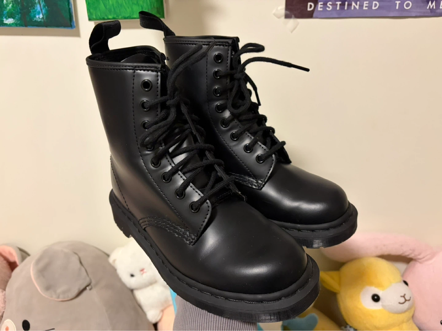 Dr. Martens 1460 Mono Black Leather Boots