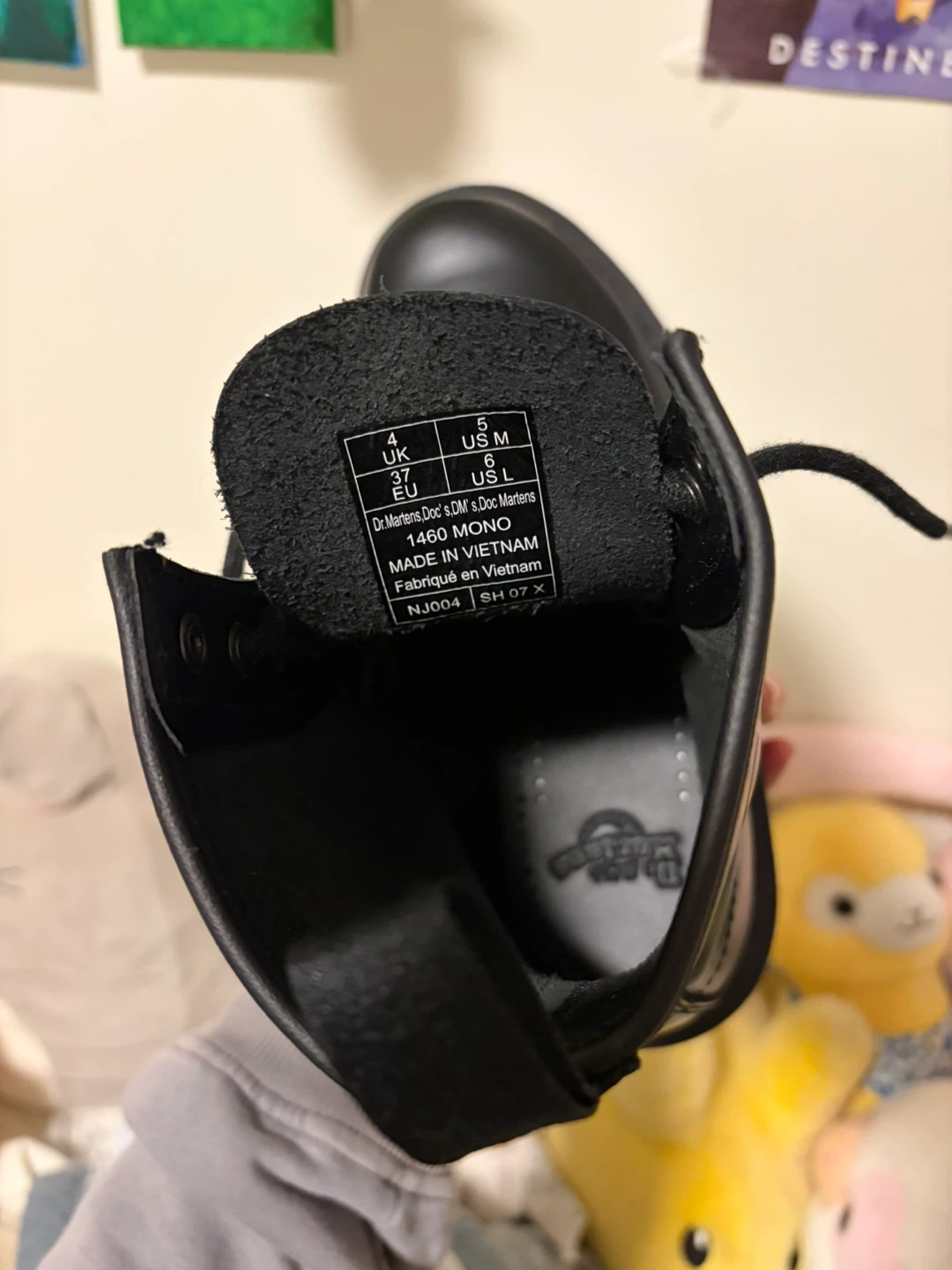 Dr. Martens 1460 Mono Black Leather Boots - photo 4