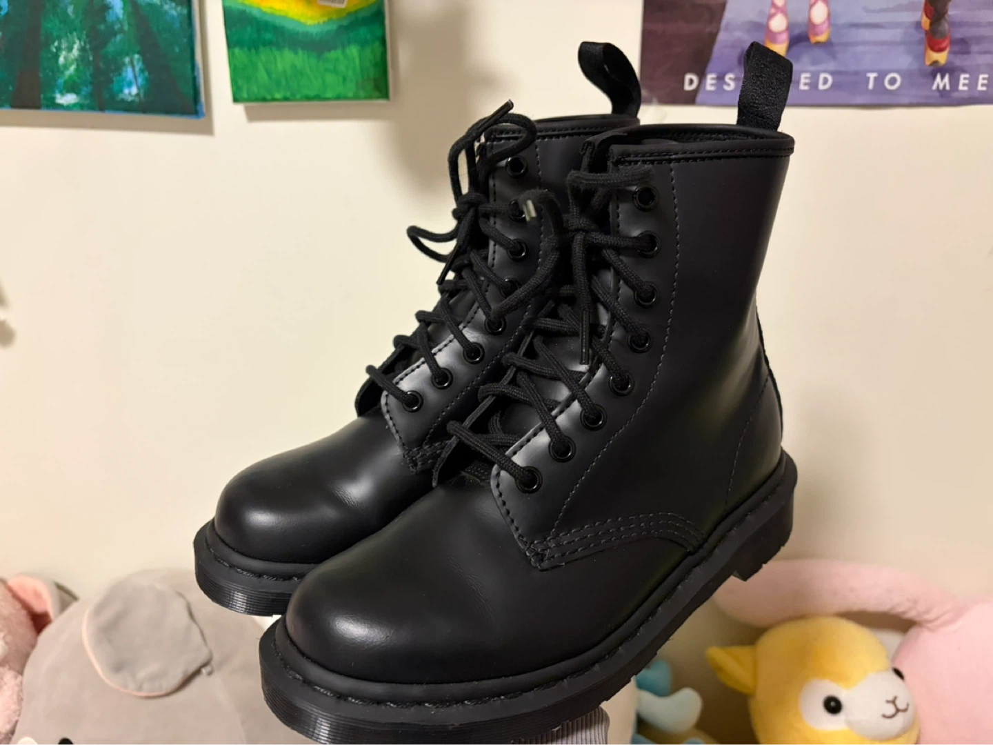 Dr. Martens 1460 Mono Black Leather Boots - photo 2