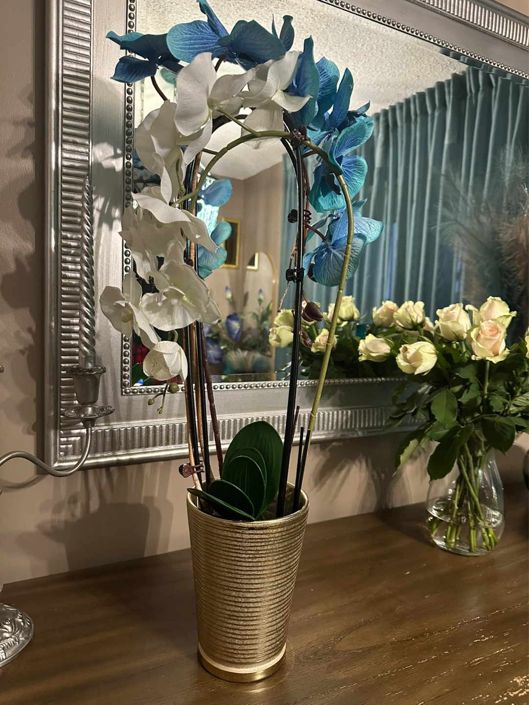 Artificial Orchid Flower Arrangement - photo 2