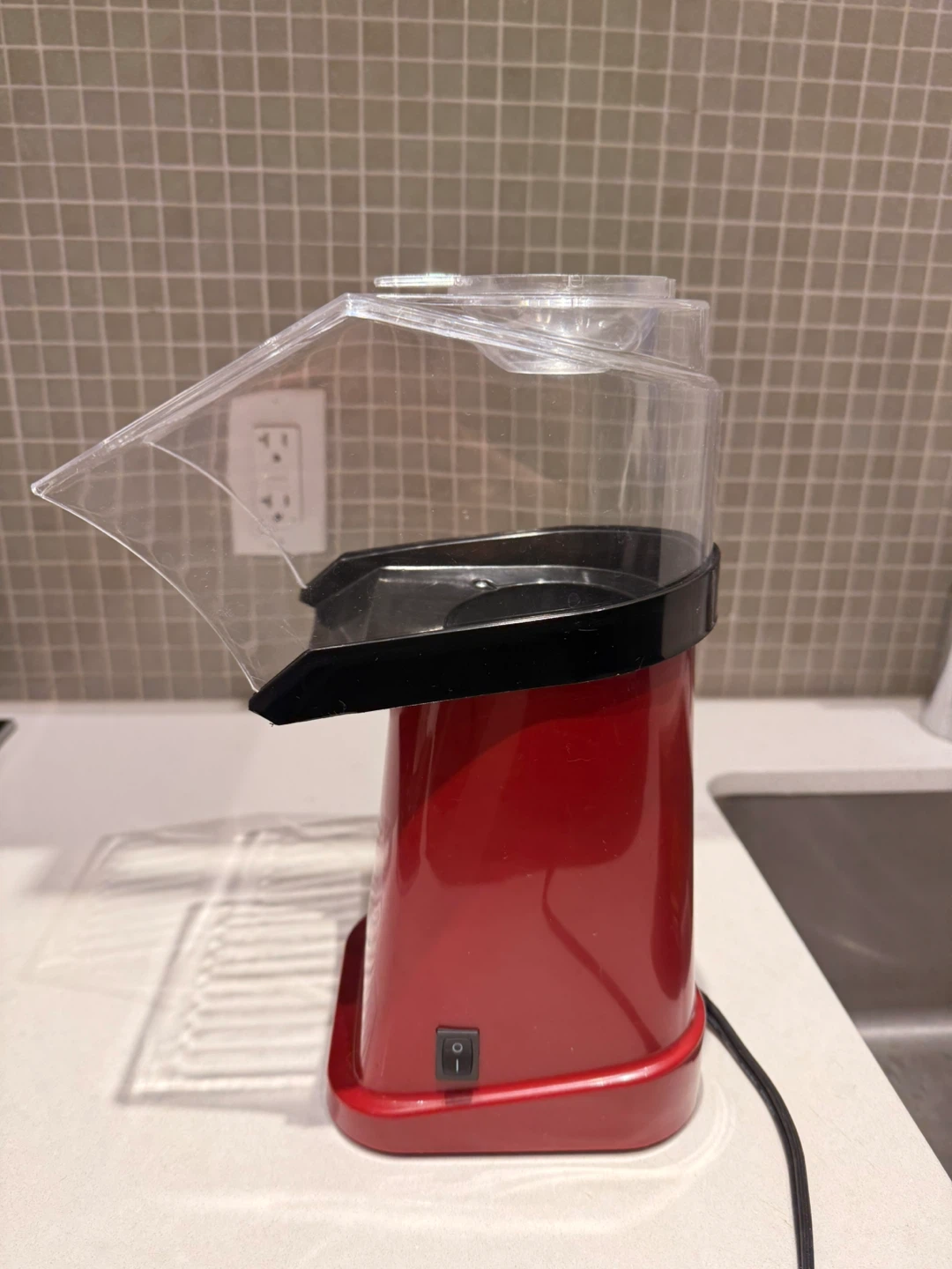 Hot Air Popcorn Popper Red - photo 2