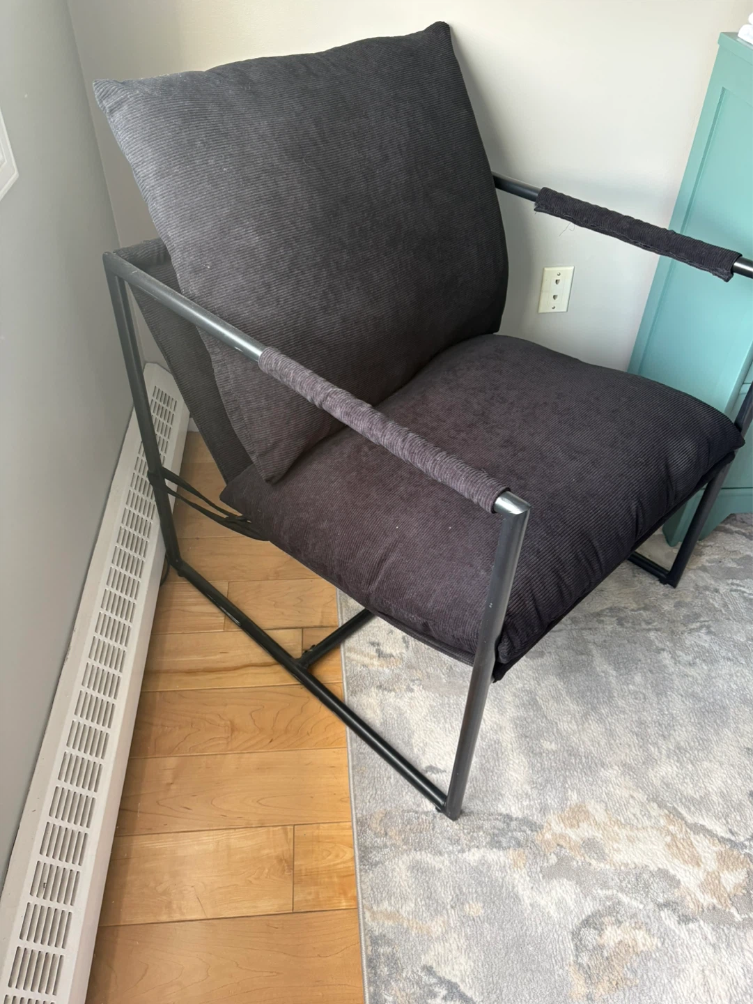Modern Black Accent Chair - photo 2