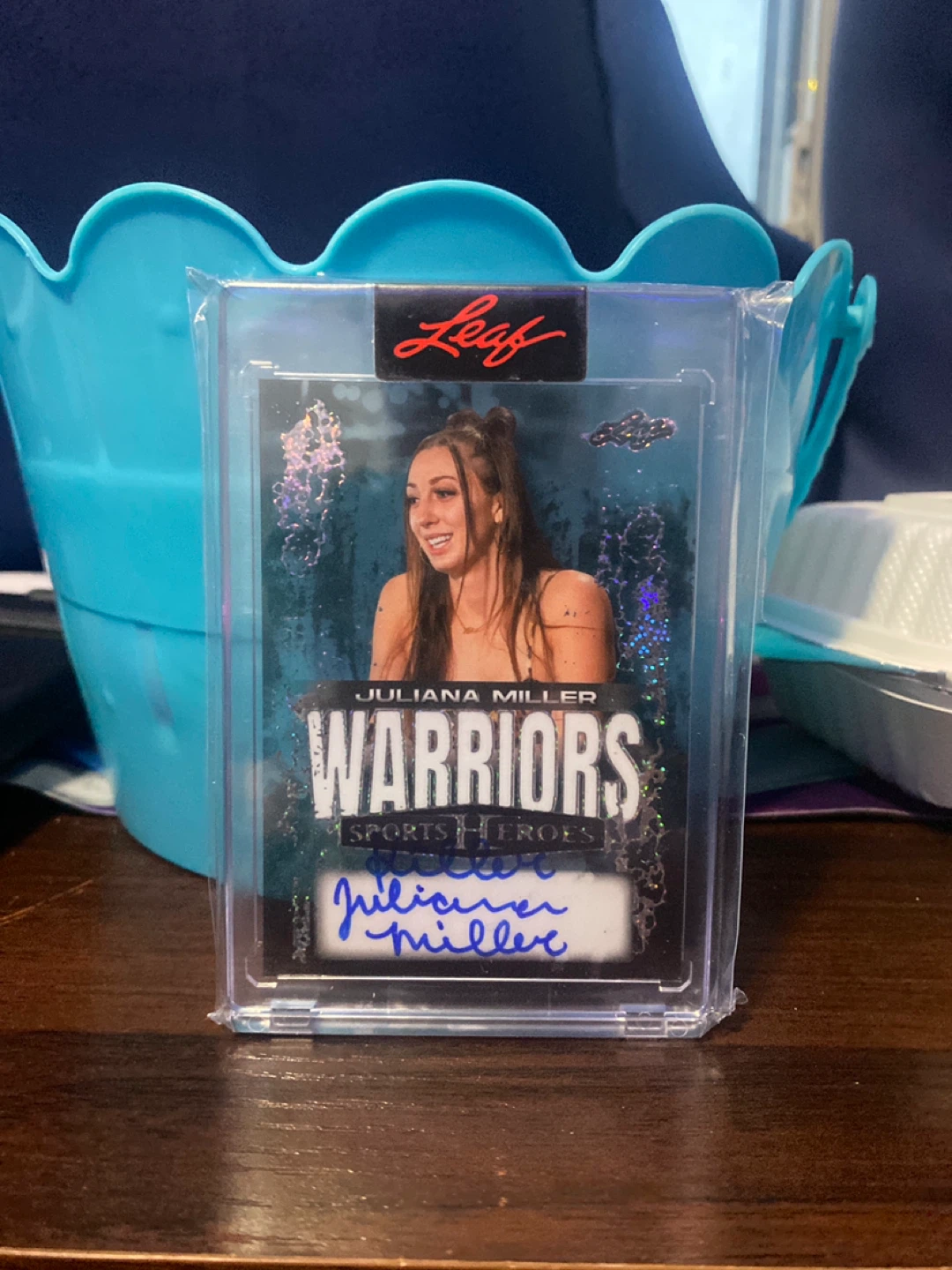(Best offer) 1/1 Juliana miller auto card