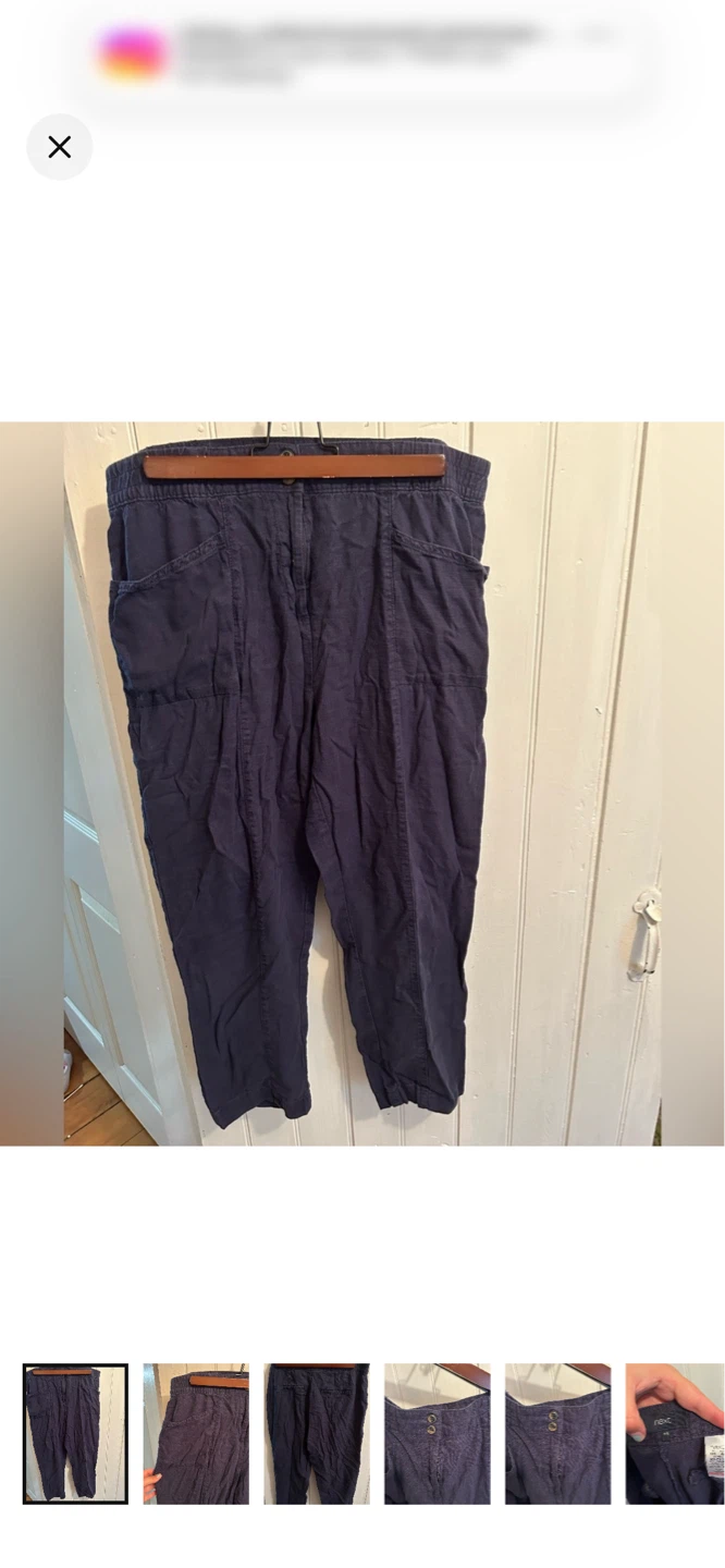 Next linen pants