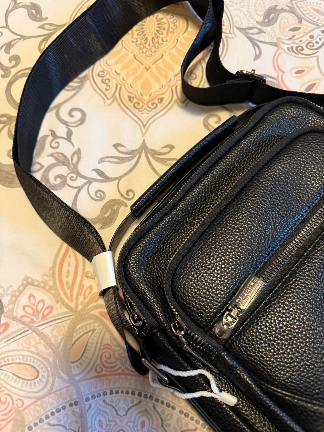 Black Leather Crossbody Bag - photo 3
