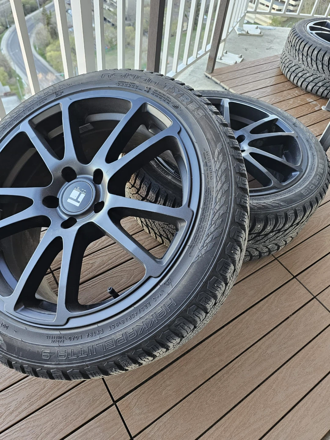 4 TOUREN 18" rims with winter tires
