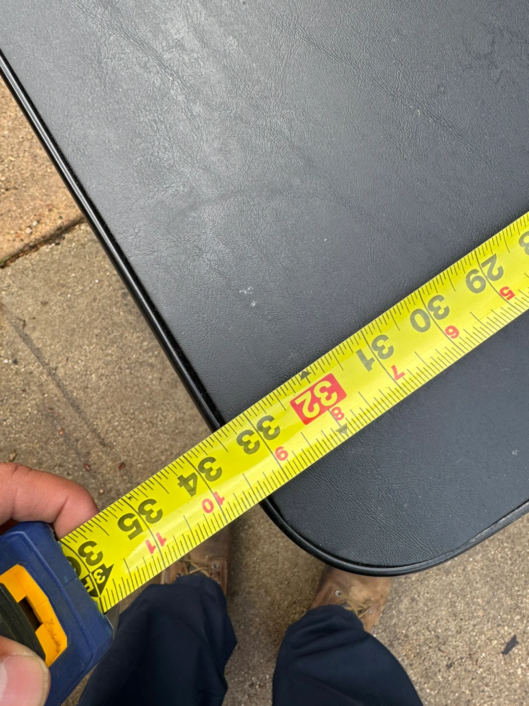 Black Folding Card Table - Approx. 33" x 33" - photo 3
