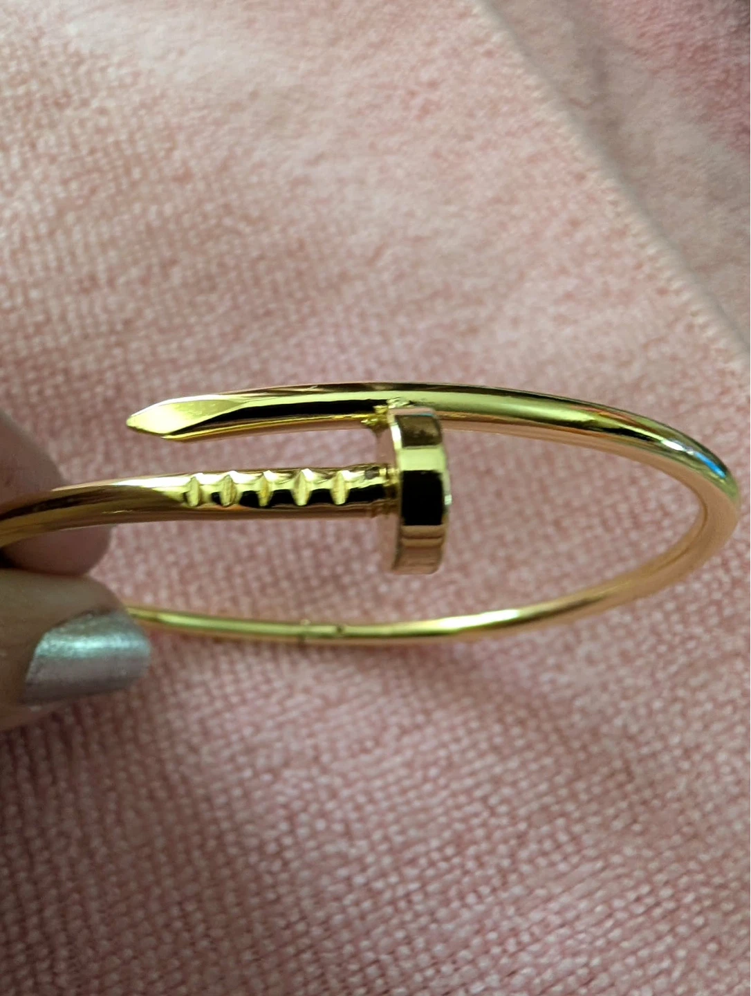 Gold Nail Bracelet
