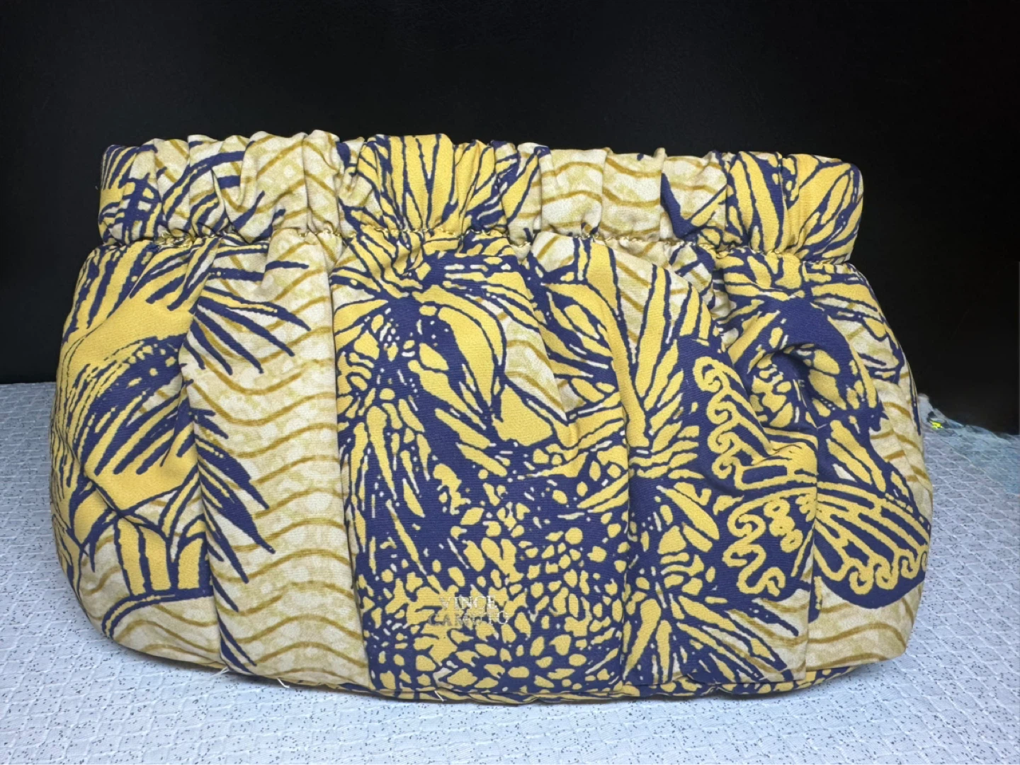Vince Camuto Yellow & Blue Floral Clutch Bag - photo 2