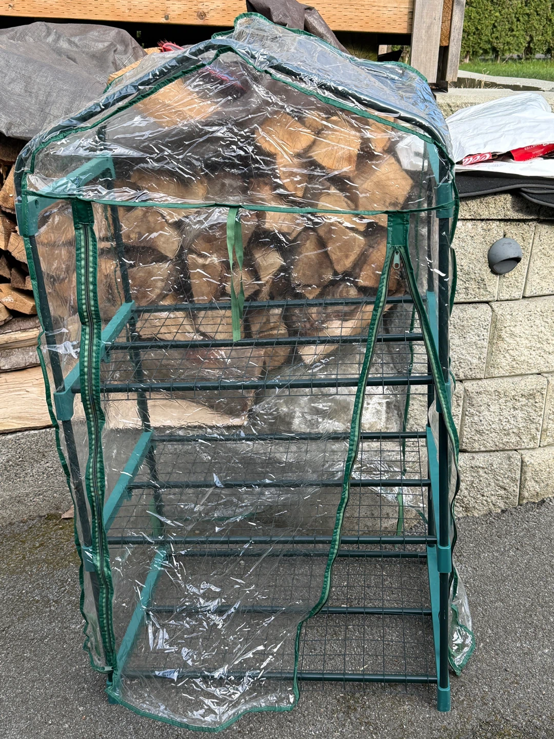 Greenhouse Plant Shelf with Cover - photo 3