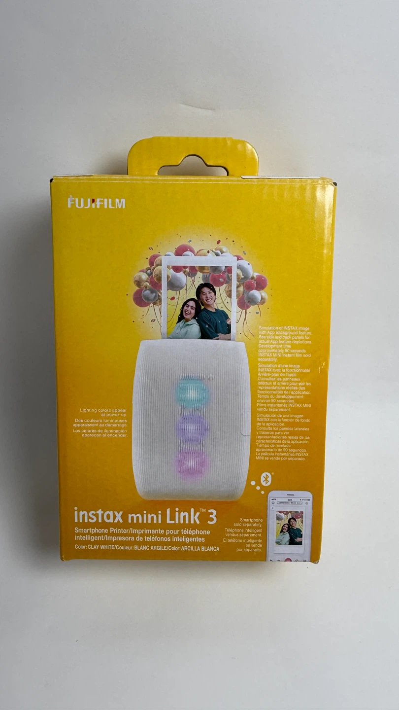 Fujifilm Instax Mini Link 3 Smartphone Printer - Clay White - photo 2