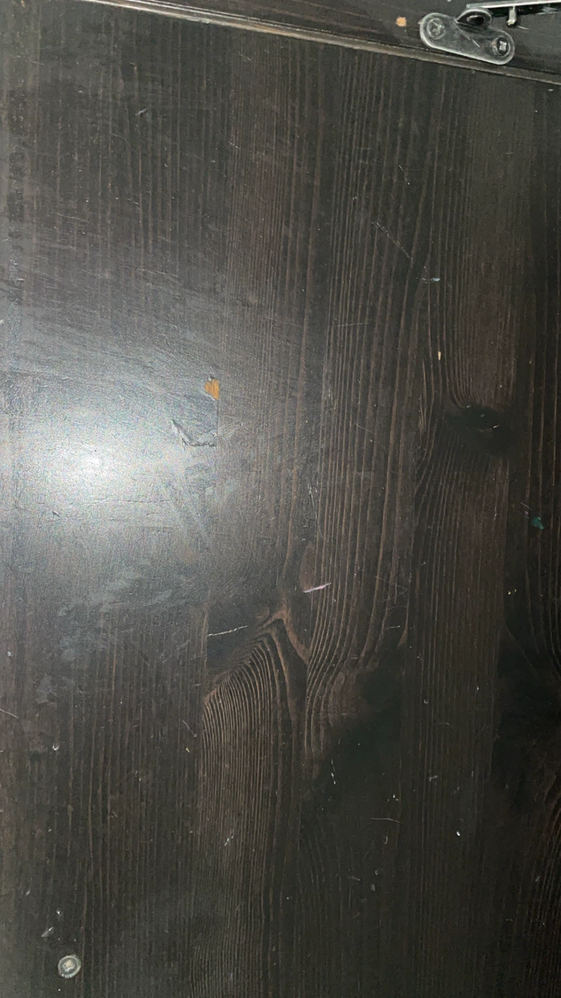 Dark Wood Secretary Desk with Storage - photo 5