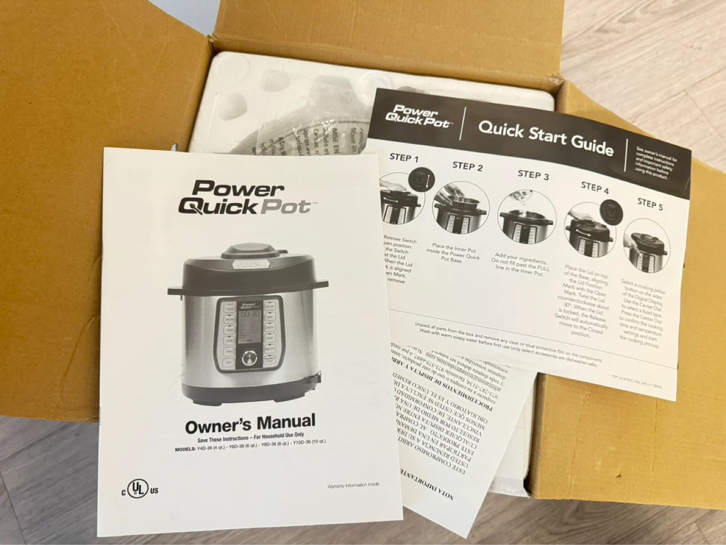 Power Quick Pot 6 Quart (instant pot)– Like New - photo 2