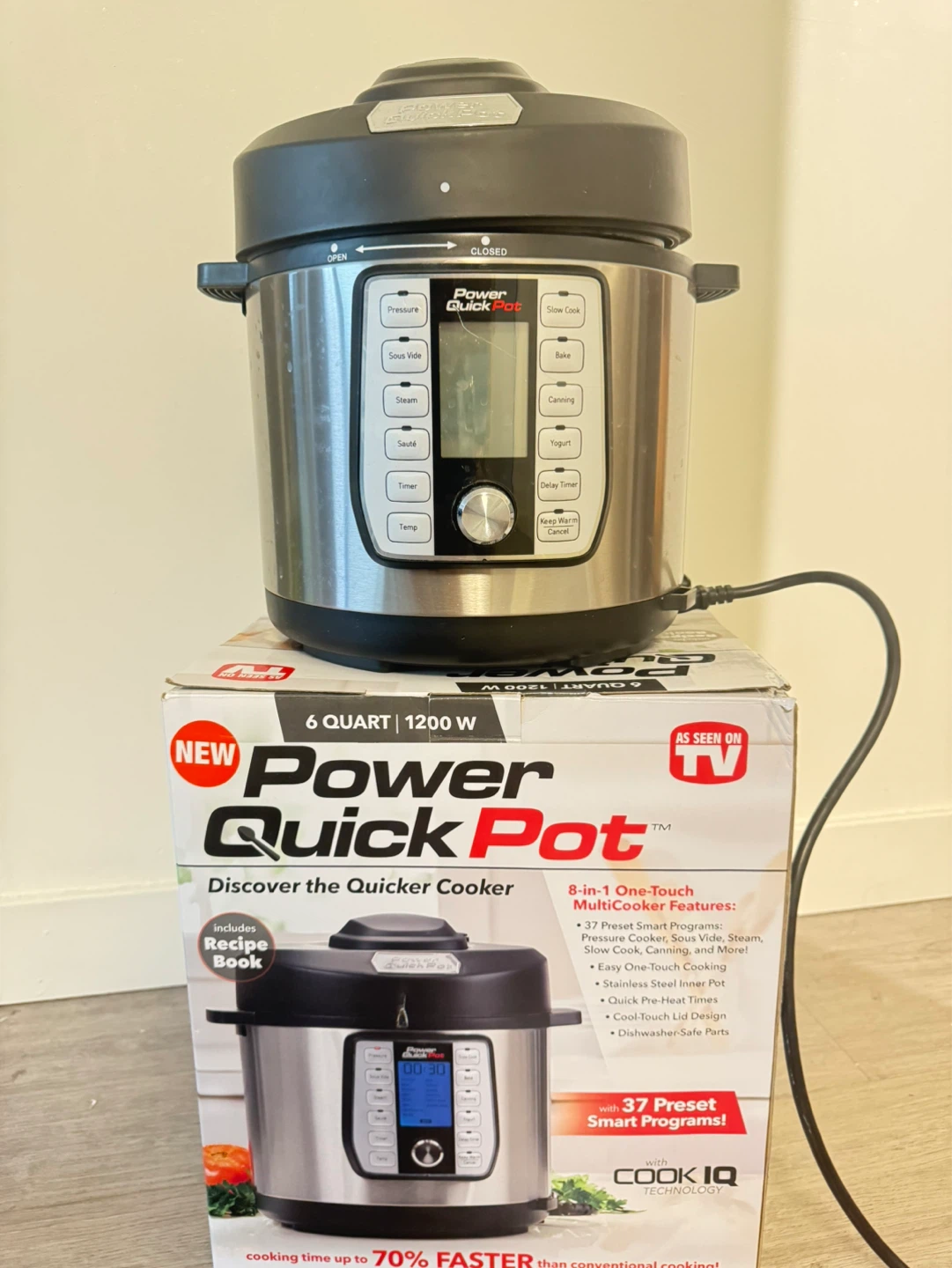 Power Quick Pot 6 Quart (instant pot)– Like New - photo 4