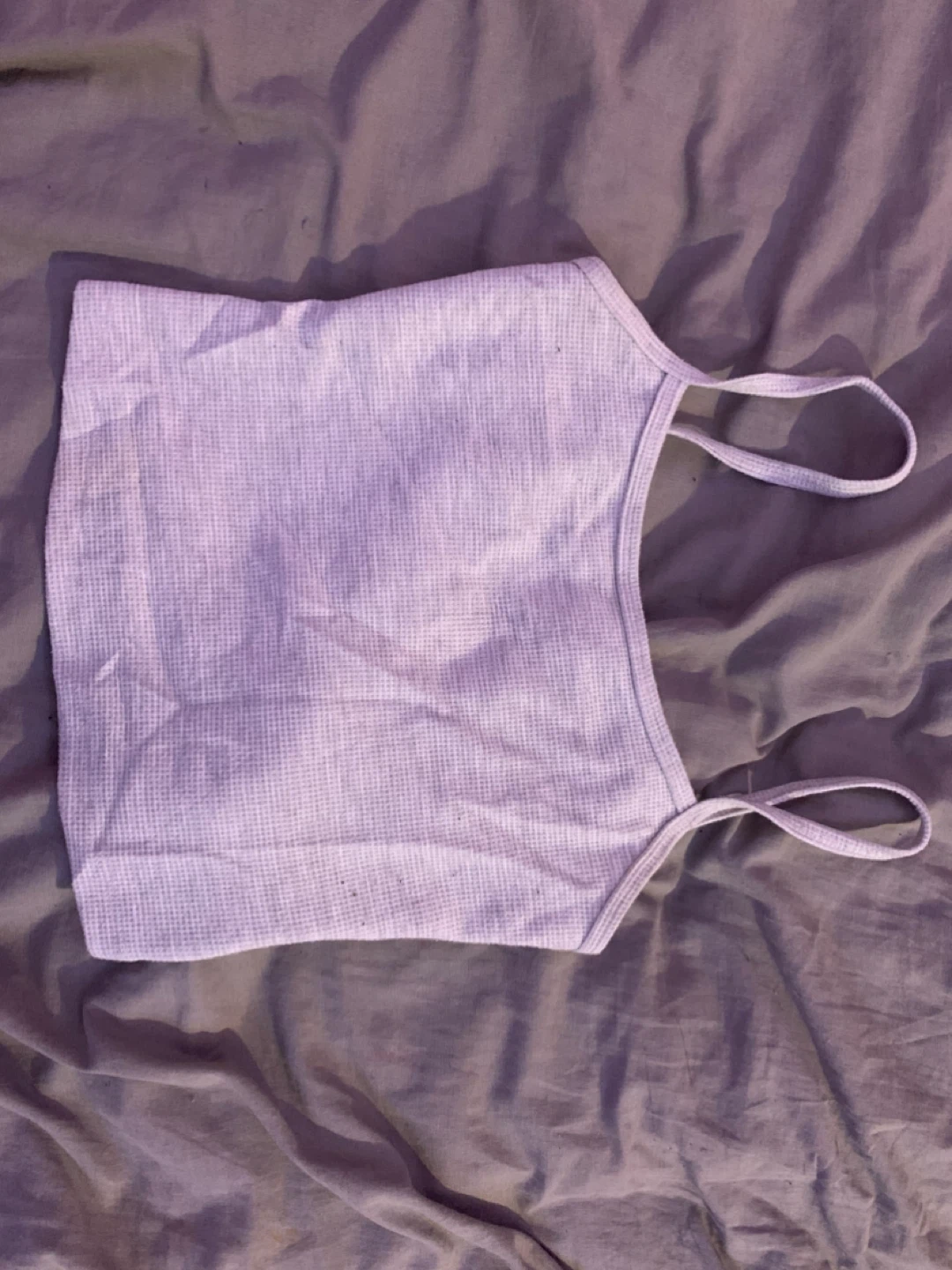 Garage White Ribbed Tank Top - photo 4