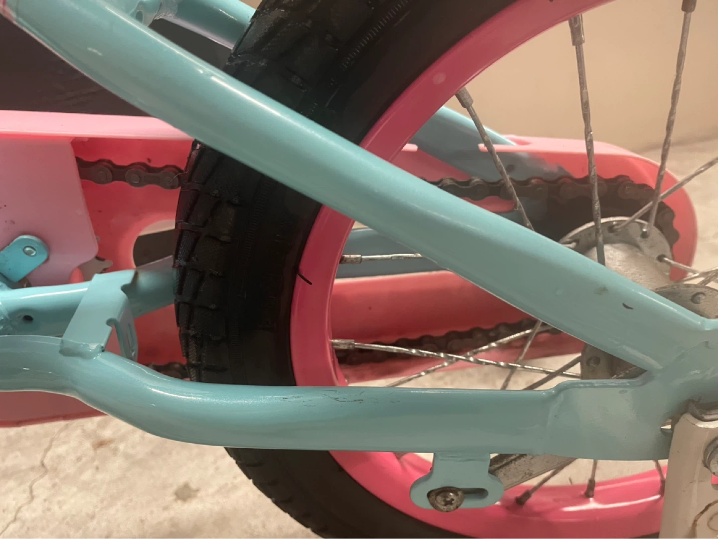 Kids 12" Bike with Training Wheels & Basket - photo 3