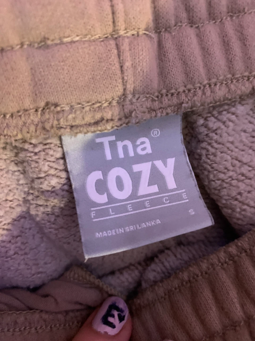 Tna Cozy Fleece Sweatpants Size S - photo 2